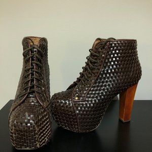 Jeffrey Campbell Lita Boots (Size 9)